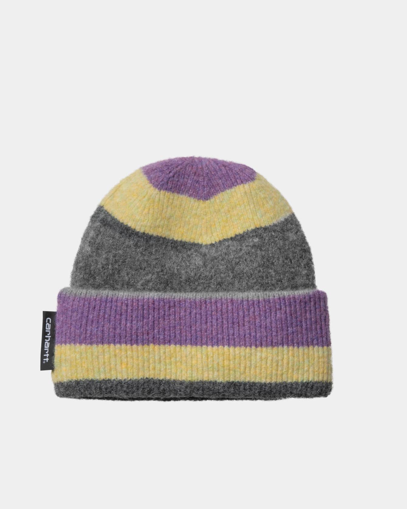 Sundling Beanie Acrylic Woold Grey Multi Stripes