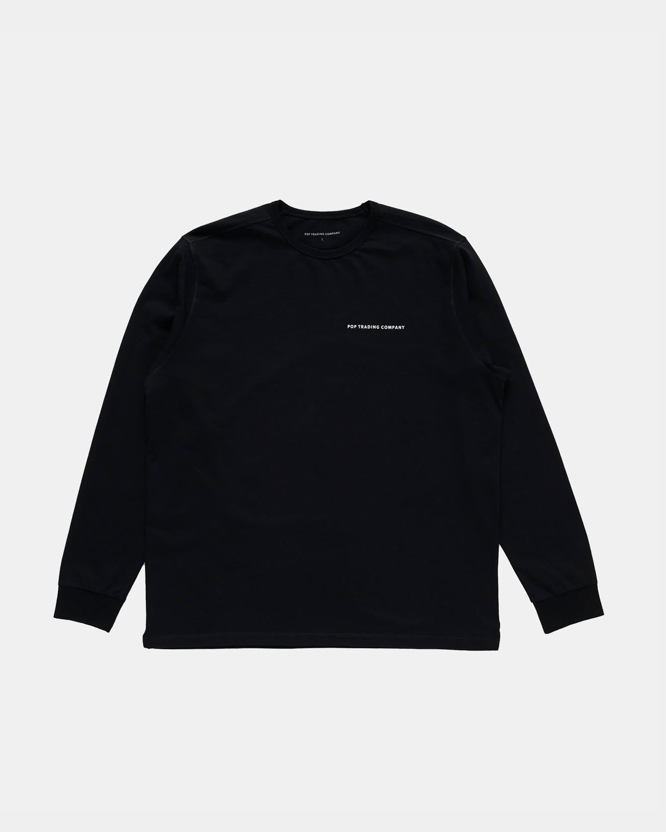 Logo Longsleeve Tee Black White