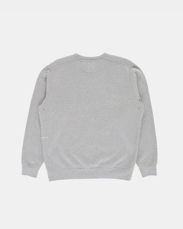 pop trading company Arch Crewneck Sweat Light Grey Heather