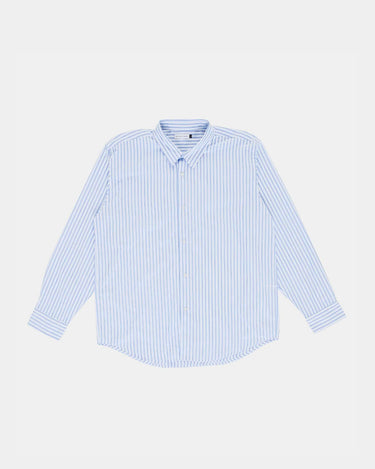 Pop Trading Co Striped Logo Shirt White