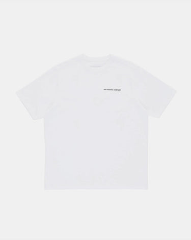 Pop Trading Co. Logo Tee Whiote Black