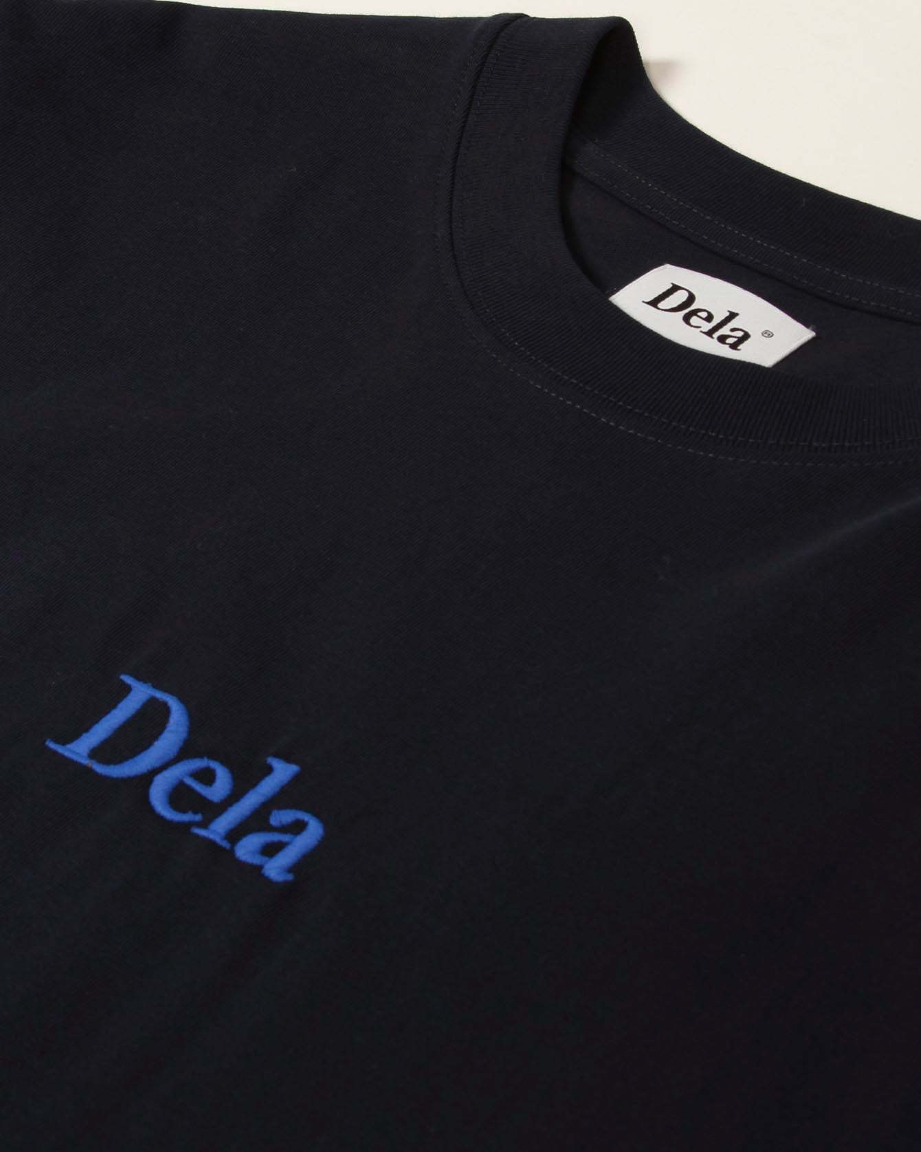 Dela Embroidered Tee Navy