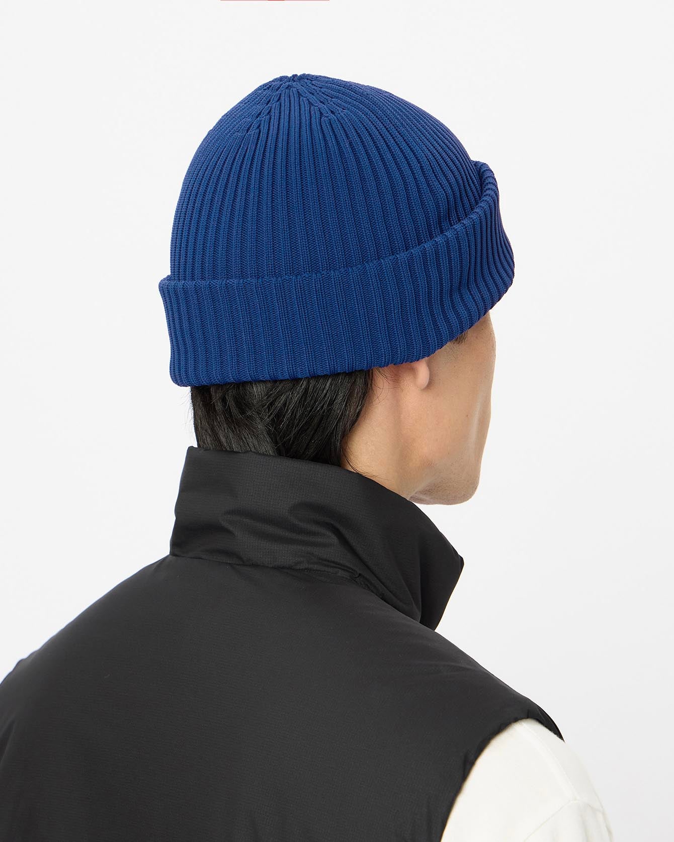 Goldwin Logo Knit Cap Deep Blue