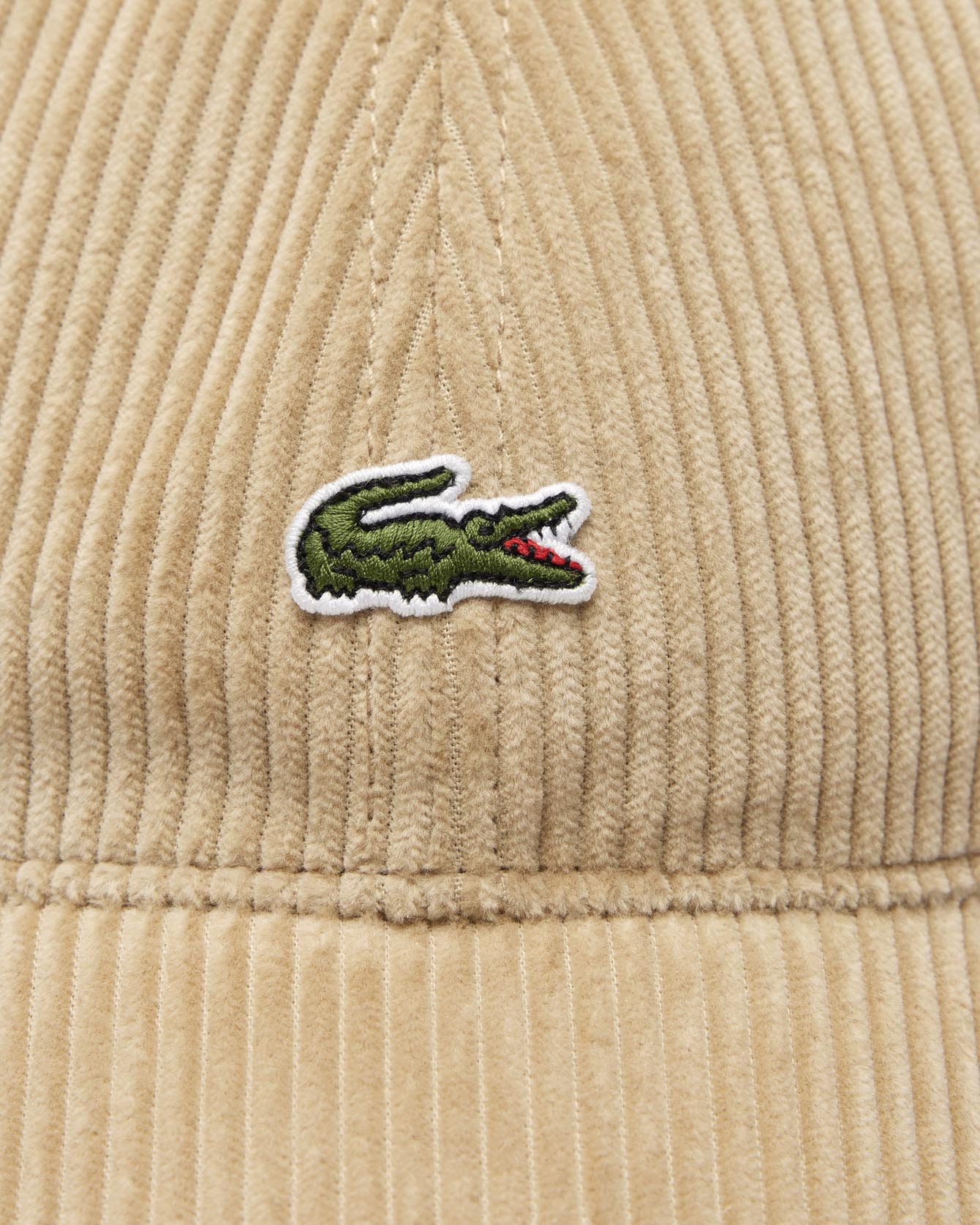 Lacoste Corduroy Cap Beige