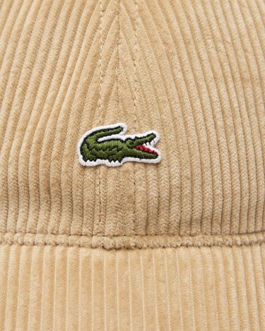 Lacoste Corduroy Cap Beige