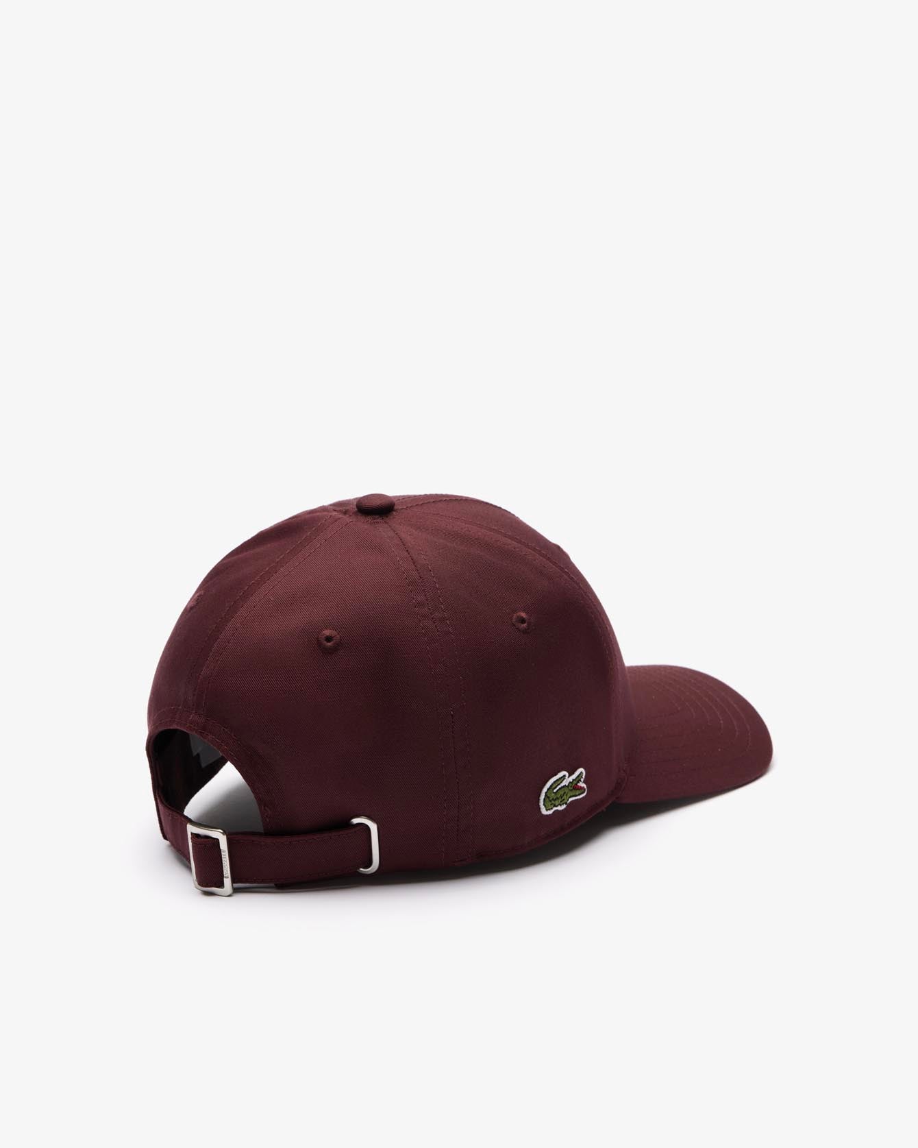 Lacoste Embroidered Baseball Cap Bordeaux