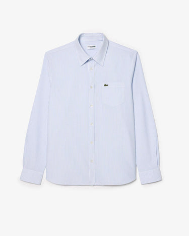 Lacoste Oxford Stripe Shirt Blue