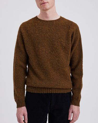 Norse Projects Birnir Brushed Lambswool Burnt Orange