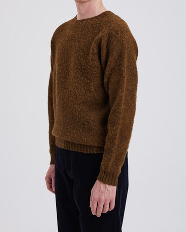 Norse Projects Birnir Brushed Lambswool Burnt Orange