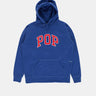 Pop Trading Arch Hooded Sweat Twilight Blue