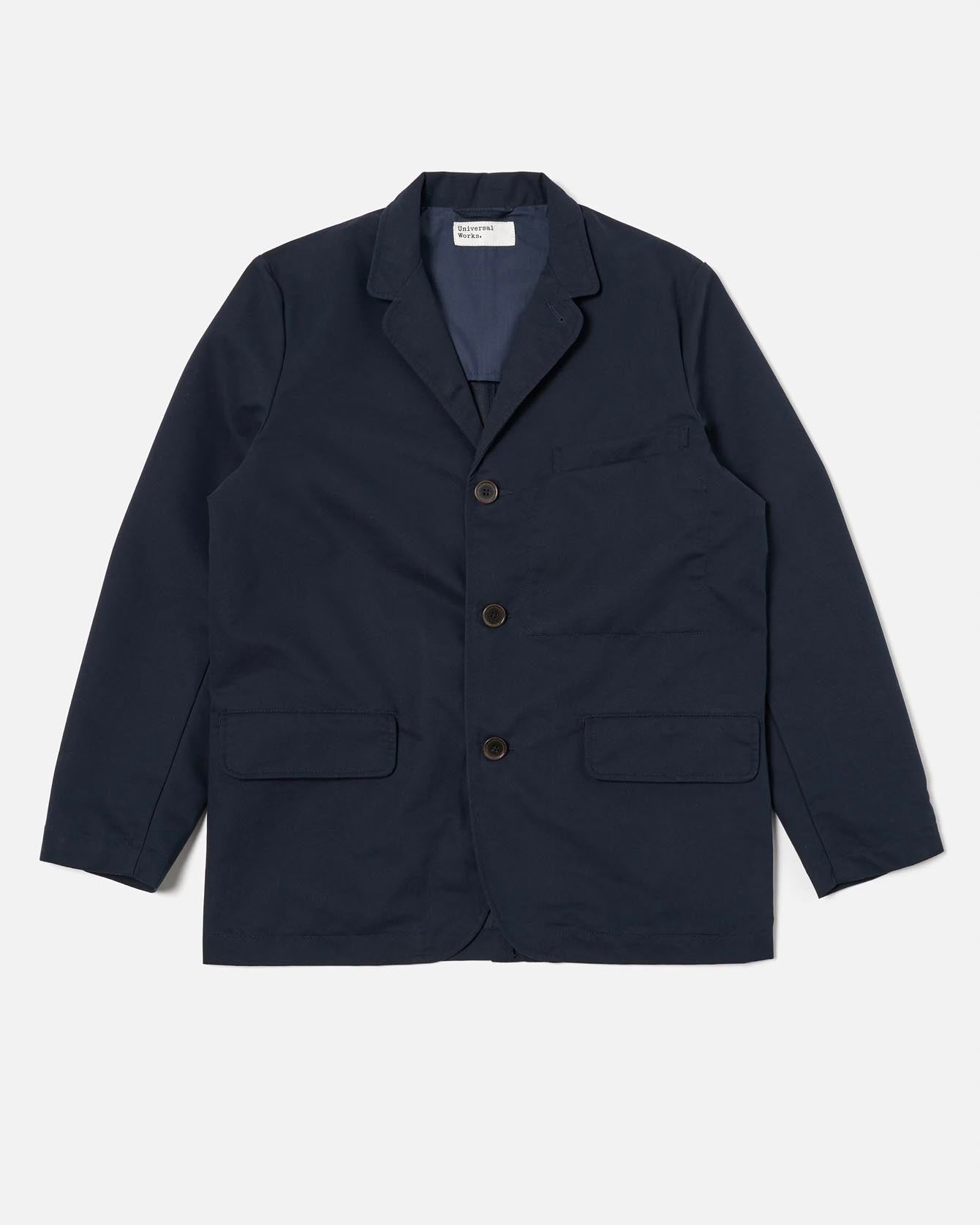 Universal Works Capitol Jacket Navy Brushed Polytec