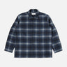 Universal Works Easy Over Jacket Navy Check