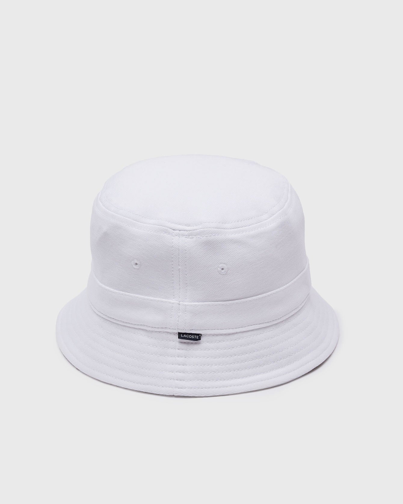 Pique Bucket Hat White